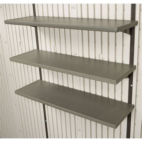 lifetime storage shed shelves|shelving for lifetime resin sheds.